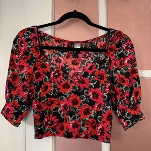 Floral Crop Top